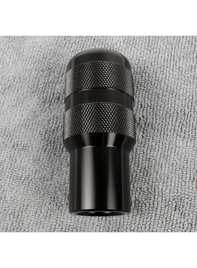 Black Aluminum 6 Speed Manual Gear Shift Knob With 3 Adapters Fits Most Cars - Image 4